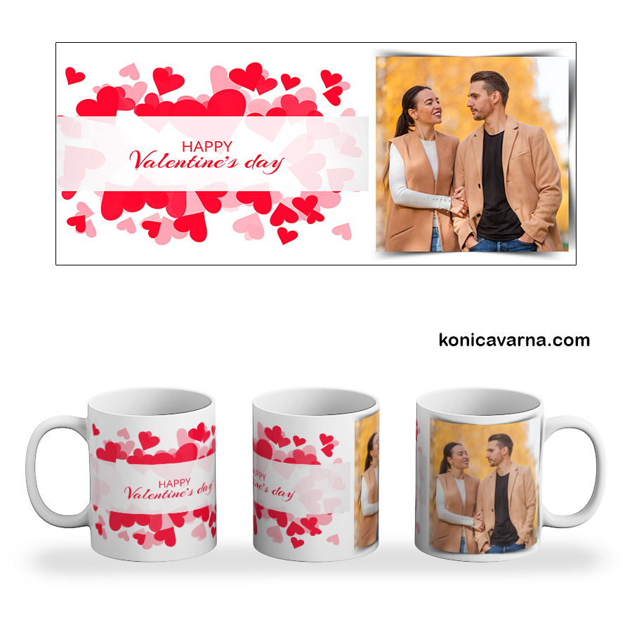 Чаша Happy Valentines day