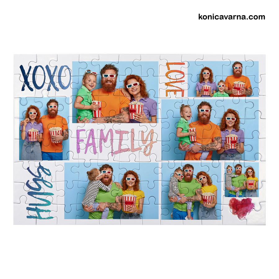 Пъзел готов дизайн Family със снимки