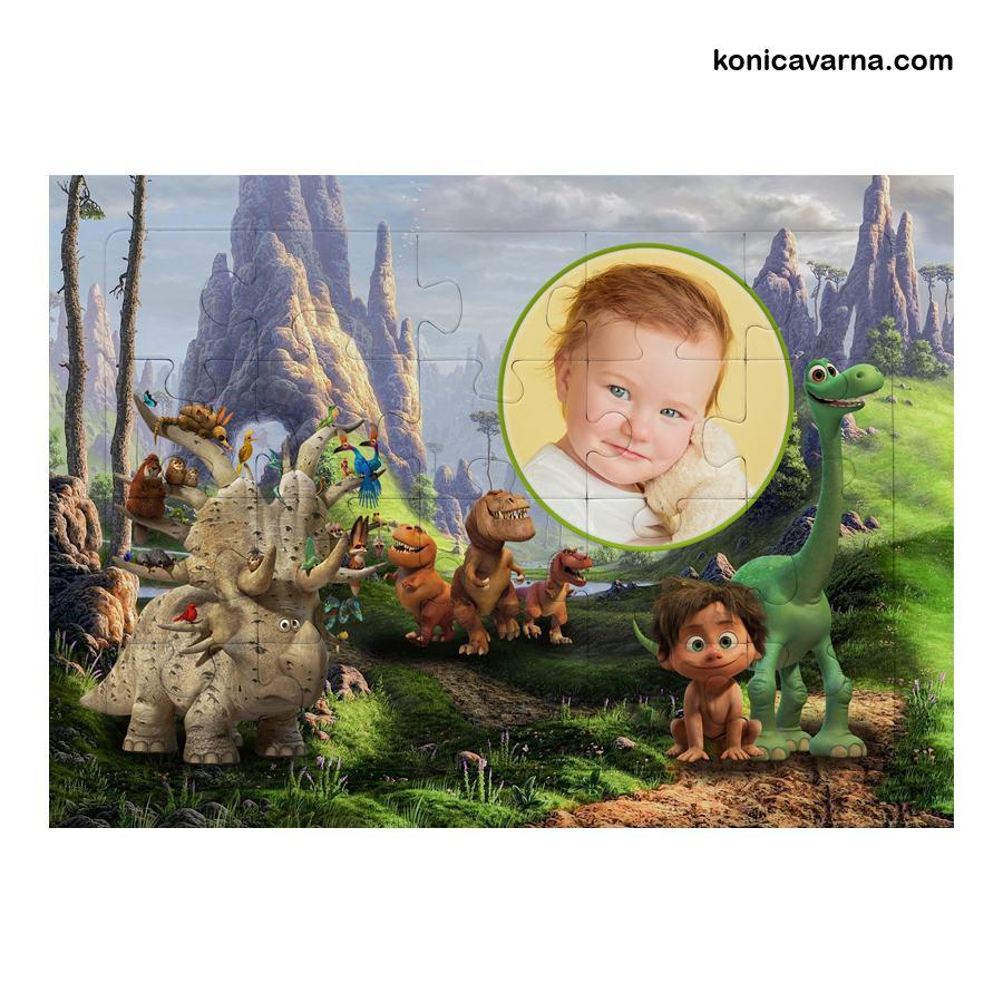Пъзел The good dinosaur - Добрият динозавър със снимка