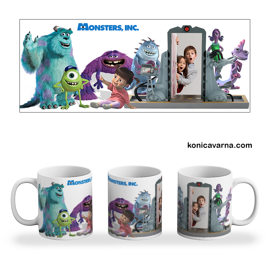 Чаша Monsters Inc Талъсъми ООД със снимка