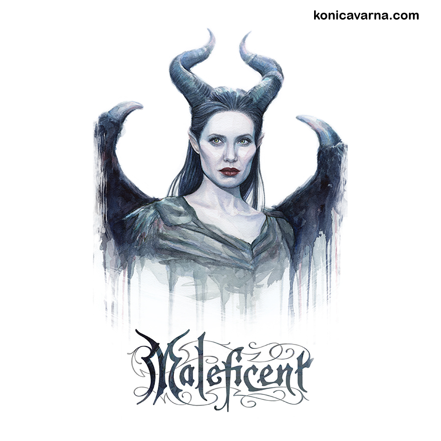 Тениска готов дизайн Maleficent