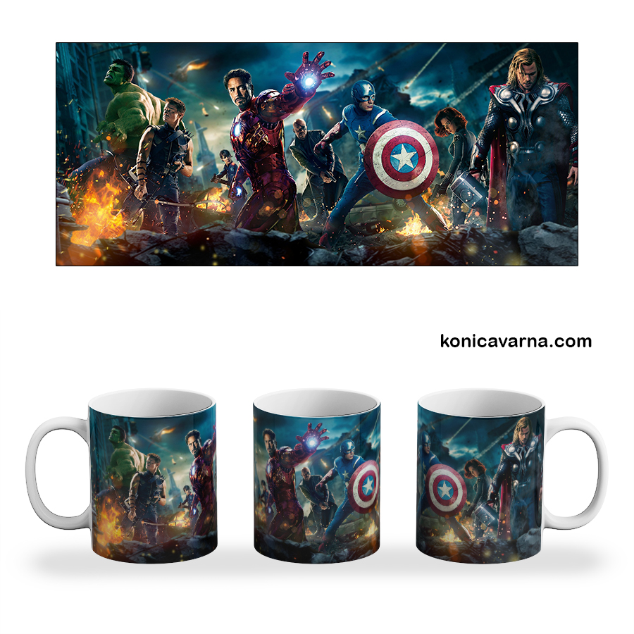 Чаша готов дизайн Тhe avengers 4