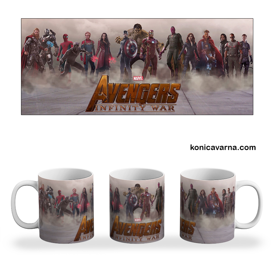Чаша готов дизайн Avengers Infonity war