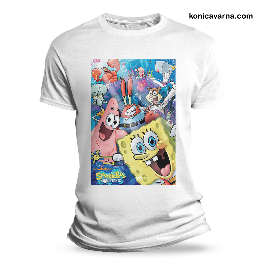 Тениска готов дизайн детска SpongeBob