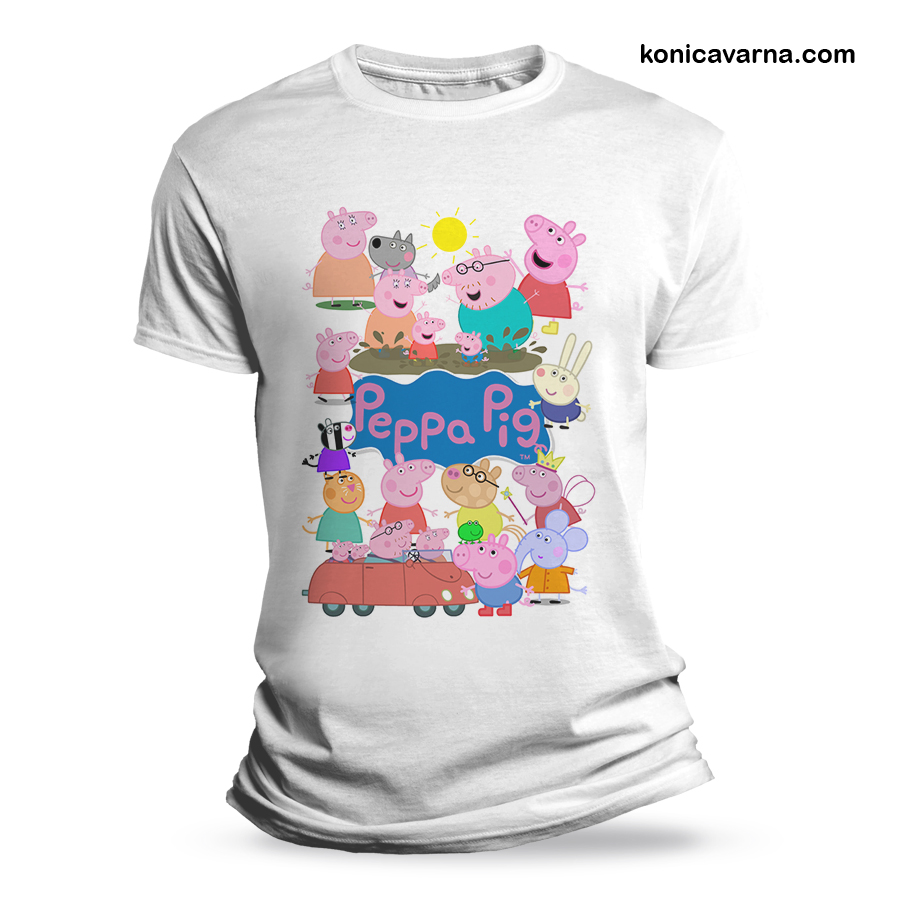 Тениска готов дизайн детска Peppa Pig