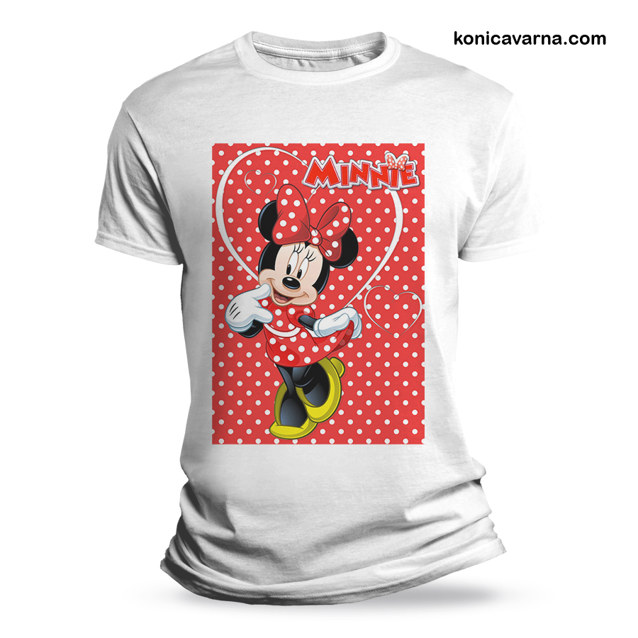 Тениска готов дизайн детска Minnie Mouse
